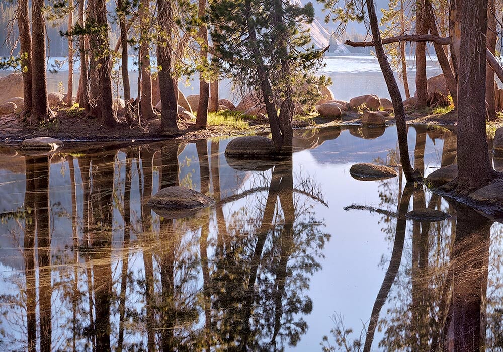 Spring Pool, First Light, Tenaya Lake Shop Charles Cramer 