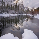 Three Brothers on a Winter Afternoon, Yosemite National Park.