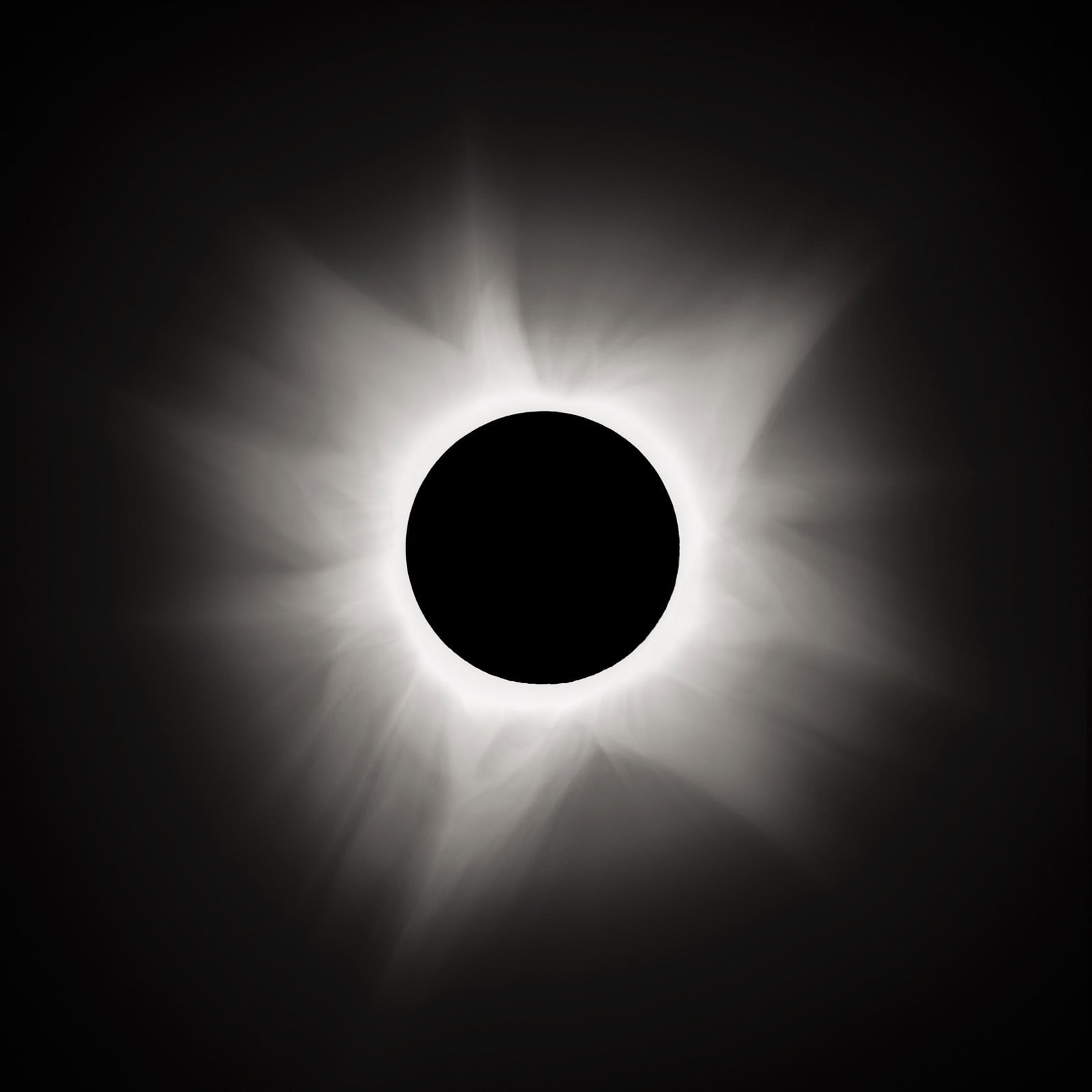 Totality 8-21-17 10:17 am Shop Jeffrey Conley 8"x8" 