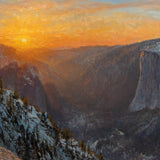 Wilderness Winter Sunset of the Edge Shop James McGrew 