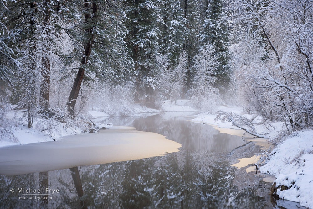 Winter Along the Merced River, Yosemite