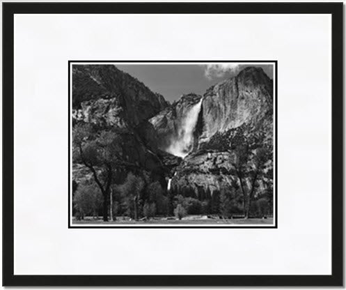 Yosemite Falls and Meadow.