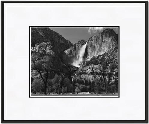 Yosemite Falls and Meadow.