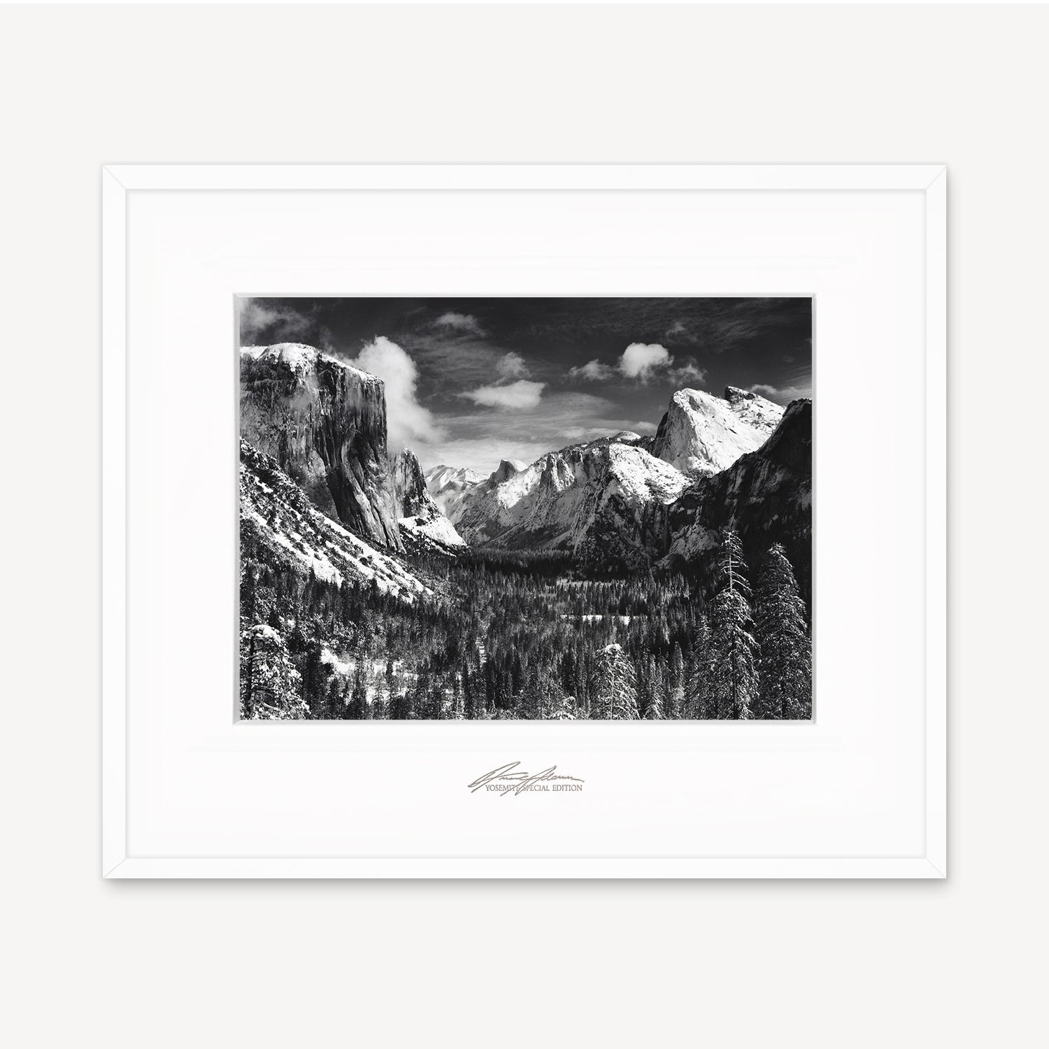 Yosemite Valley Winter.