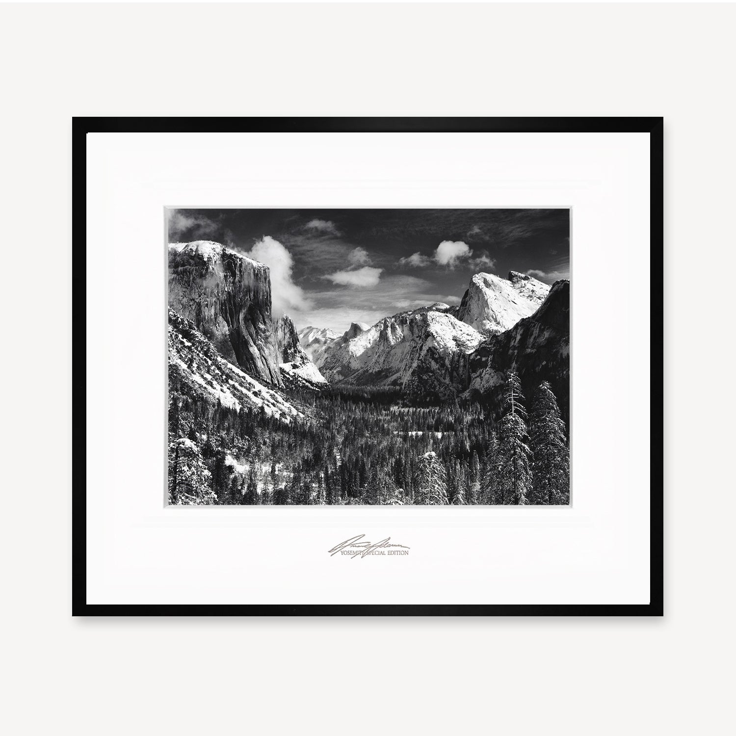 Yosemite Valley Winter.