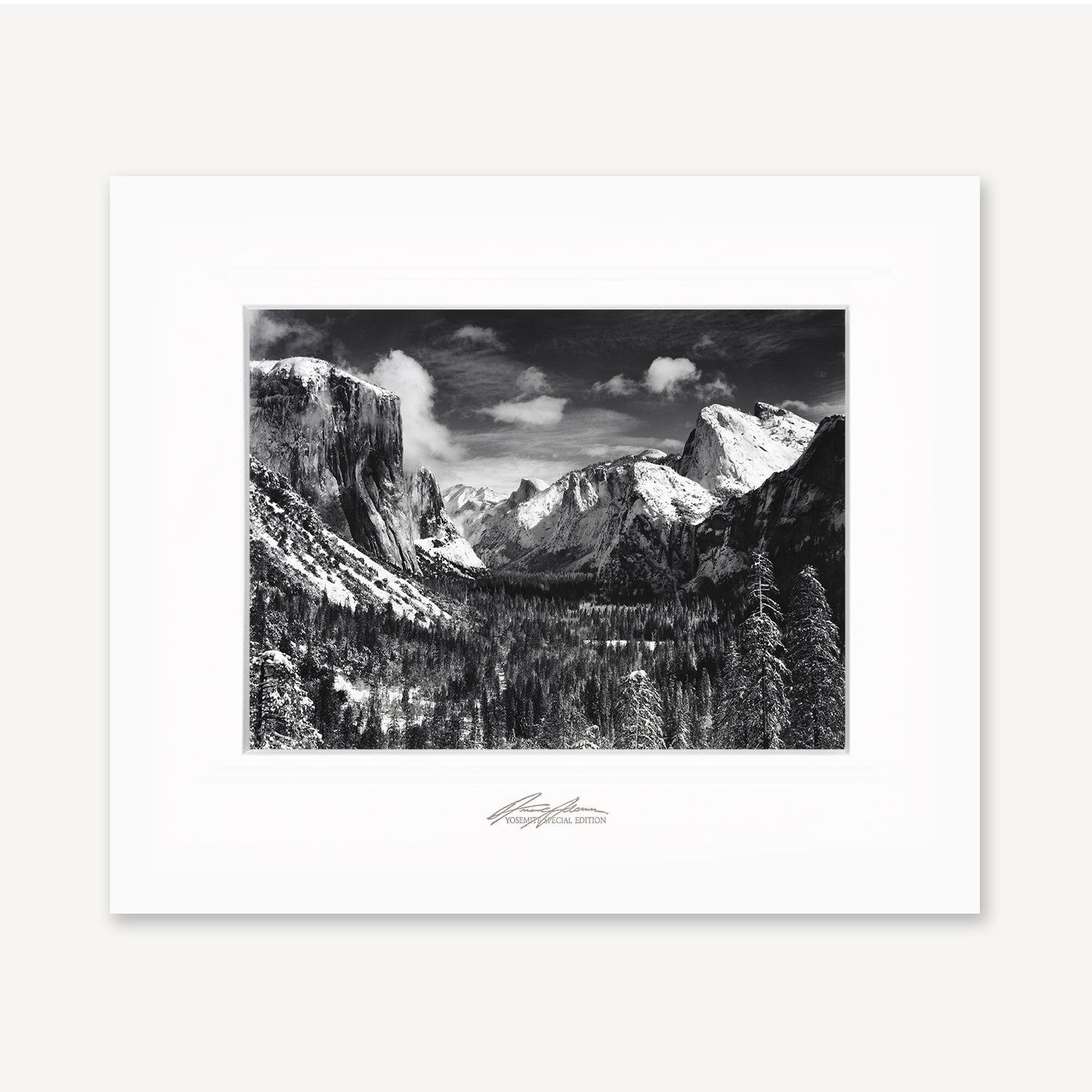 Yosemite Valley Winter.