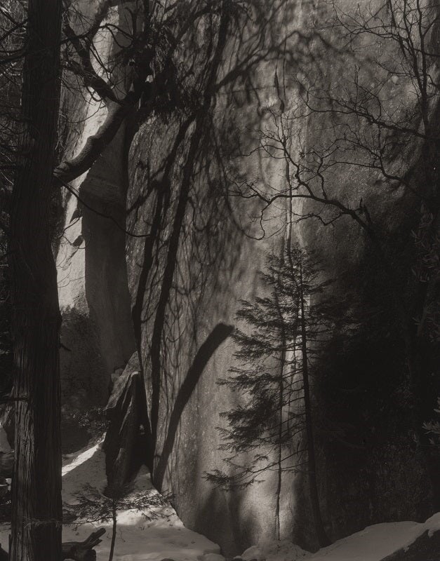 Yosemite Wall, Shadow, Snow.