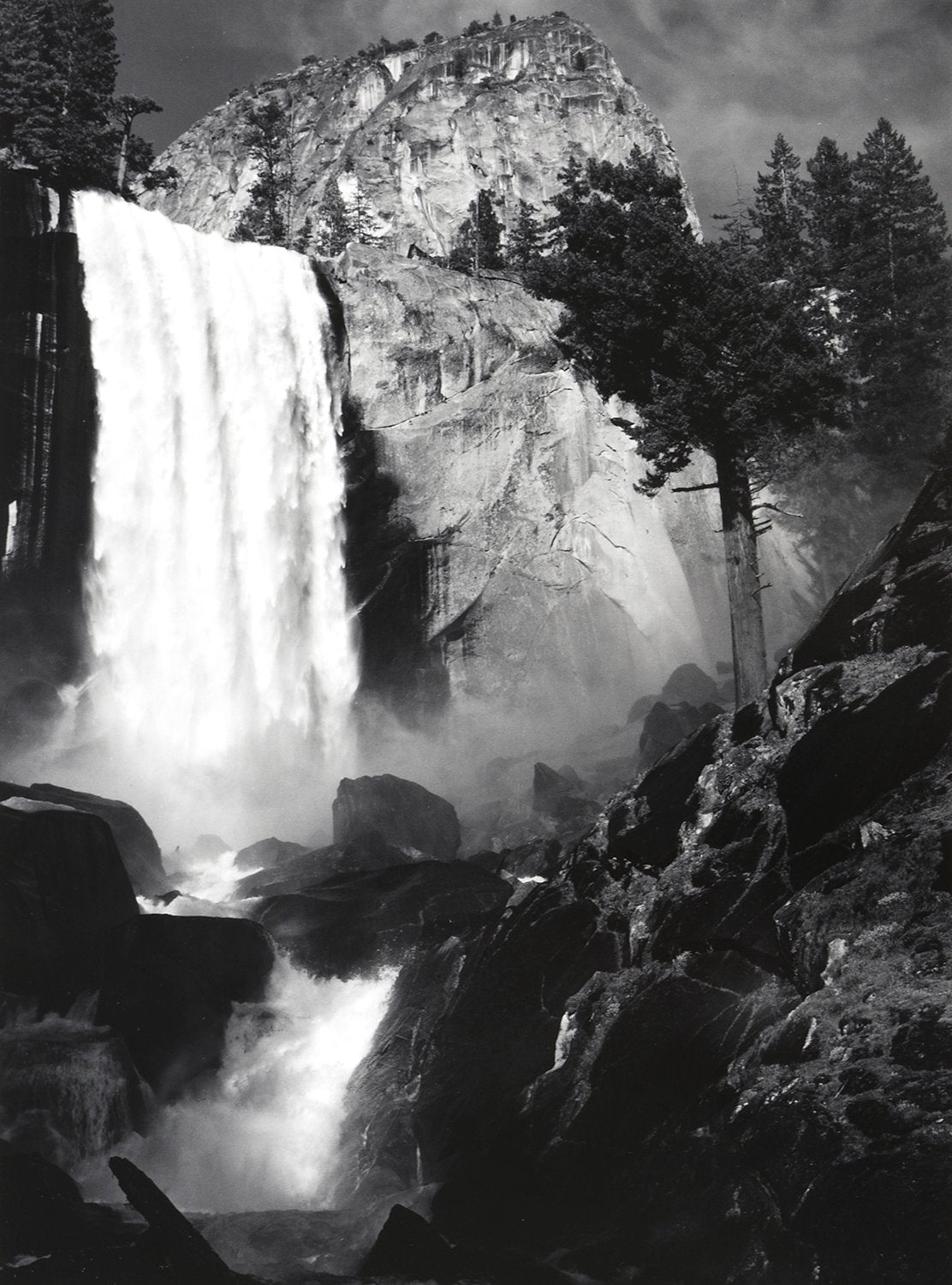 YOSEMITE VALLEY - ANSEL ADAMS SMALL MATTED REPRODUCTION